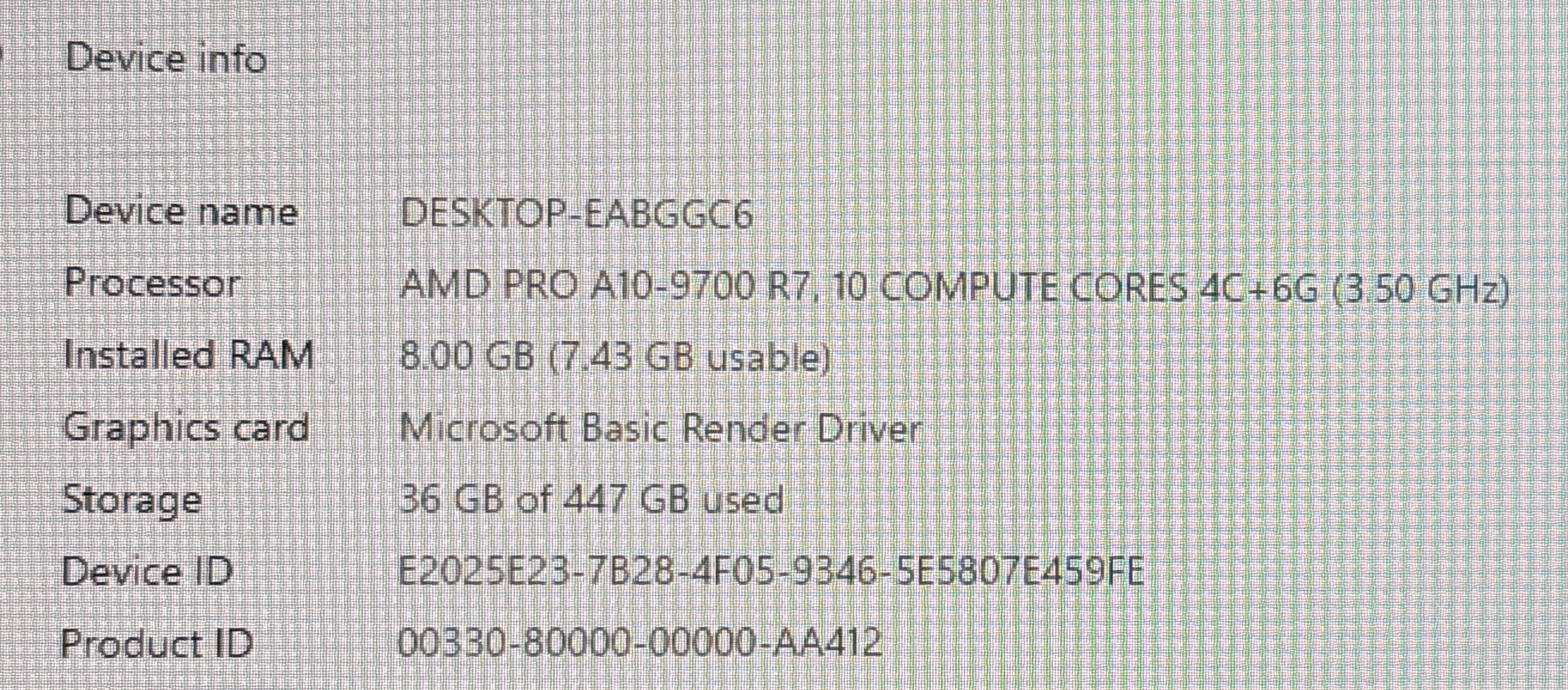 HP EliteDesk 705 G4 480gb SSD